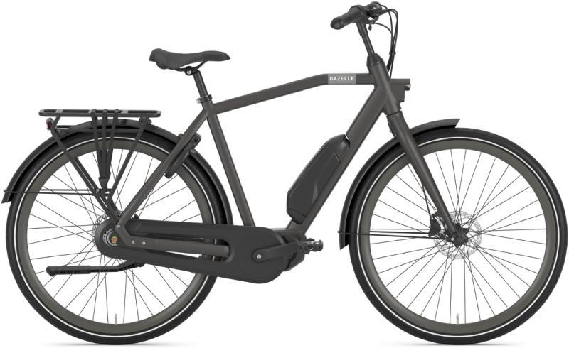 Gazelle Esprit C7 HMS 418wh Herrecykel 2024 - Grå