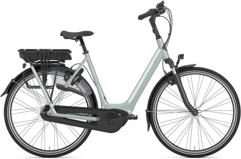 Gazelle ORANGE C7+ HMB 400wh Damecykel 2022 - Grøn