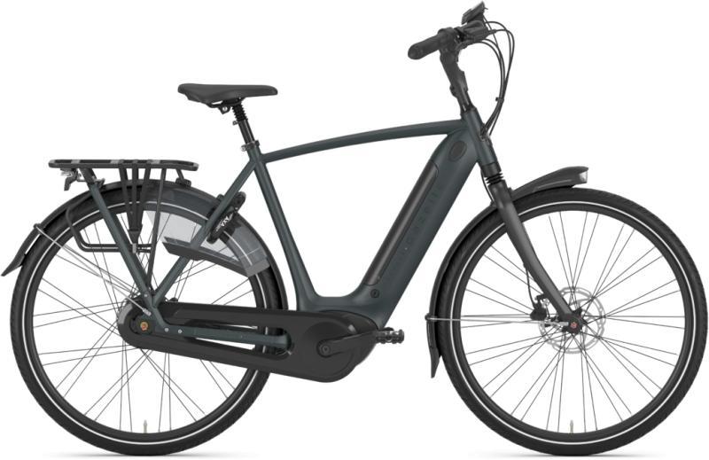 Gazelle GRENOBLE C380 HMB 500wh Herrecykel 2022 - Grå