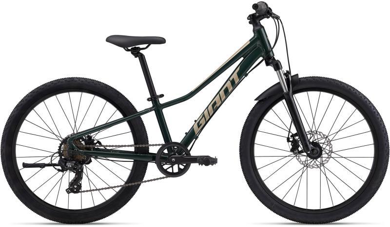 Giant Talon 24" Disc 2024 - Grøn Børne-Mountainbike