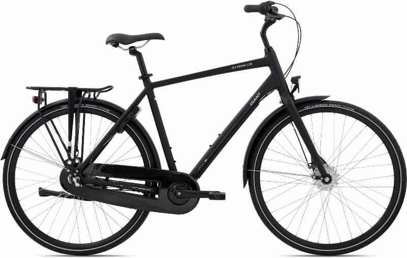 Giant Attend CS 3 Herre 2024 - Sort Cykel
