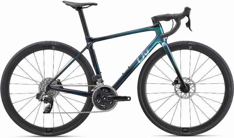 Giant Liv Langma Advanced Pro Disc 1 AR 2024 - Mørkegrøn