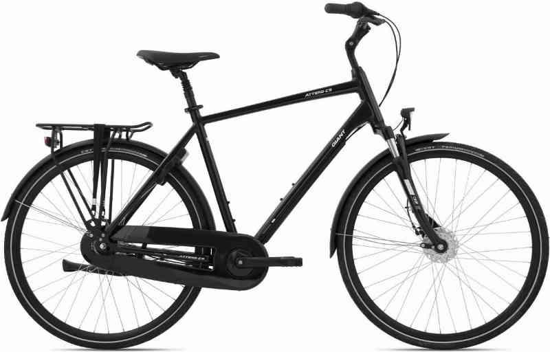 Giant Attend CS 1 Herre 2023 - Sort Cykel