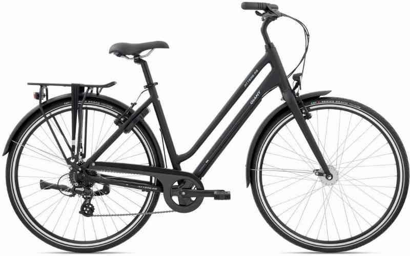 Giant Attend RS 3 Dame 2024 - Sort Cykel