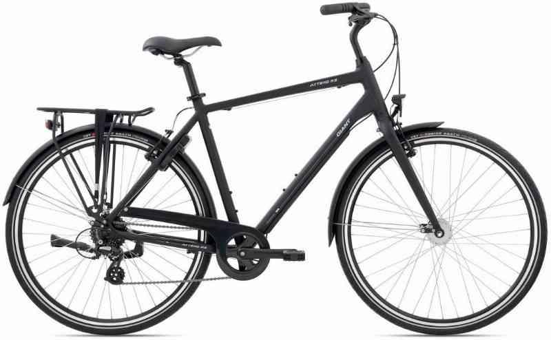 Giant Attend RS 3 Herre 2024 - Sort Cykel