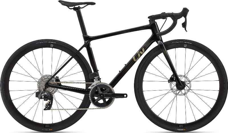 Giant Liv Langma Advanced 1+ Disc-AR 2023 - Sort Cykel
