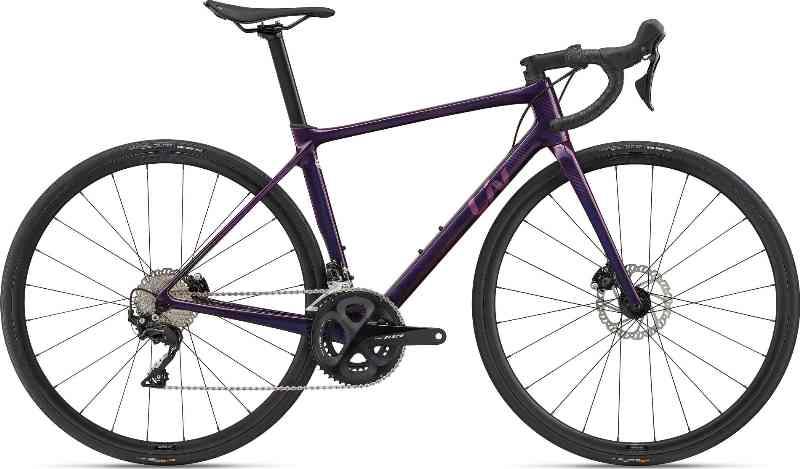 Giant Liv Langma Advanced 2 Disc 2023 - Lilla Racercykel