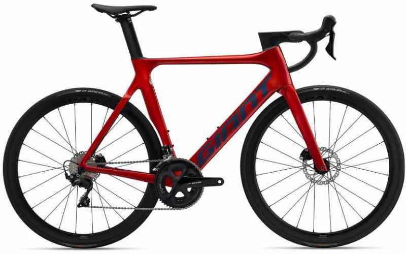 Giant Propel Advanced 2 Disc 2023 - Rød Cykel