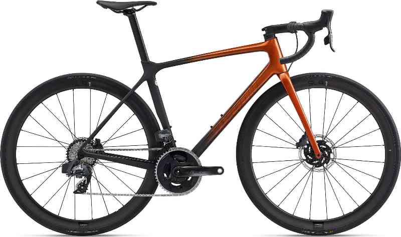 Giant TCR Advanced Pro 0 Disc AXS 2022 - Sort/Orange