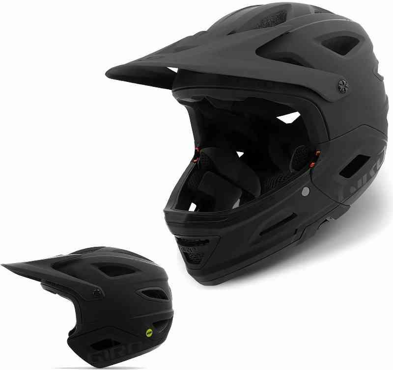 Giro Switchblade Full Face Hjelm - Sort