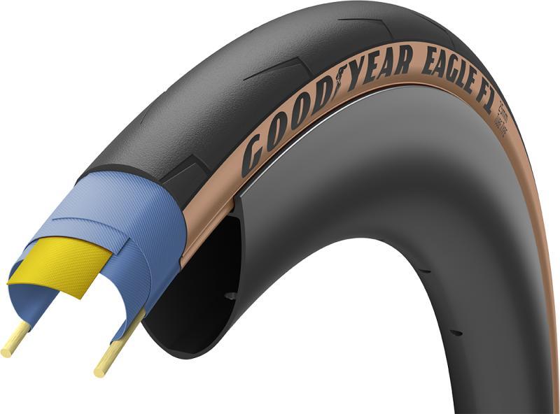 Goodyear EAGLE F1 700x23c/32c - Brun Dæk
