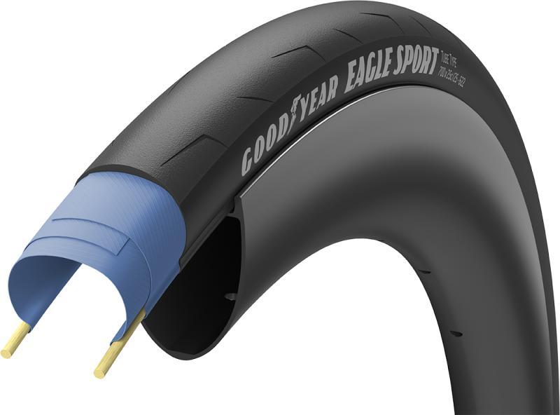 Goodyear EAGLE SPORT 700x25c/32c - Sort Dæk
