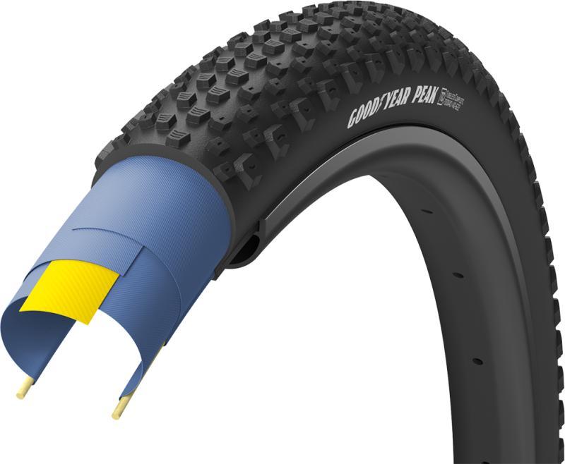 Goodyear PEAK Tubeless 700x35c/45c - Sort
