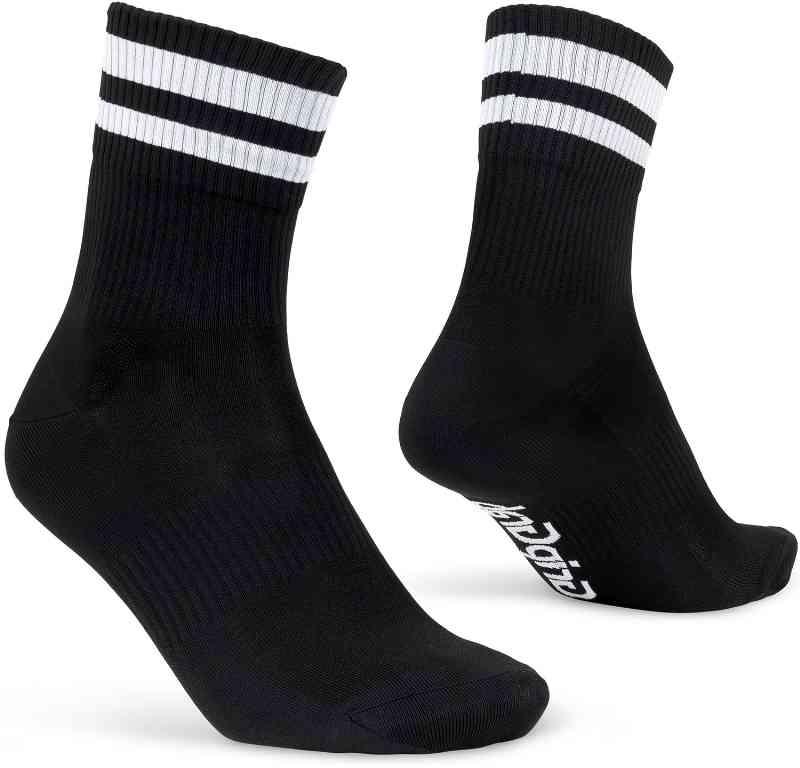 GripGrab Original Stripes Crew Sokker - Sort