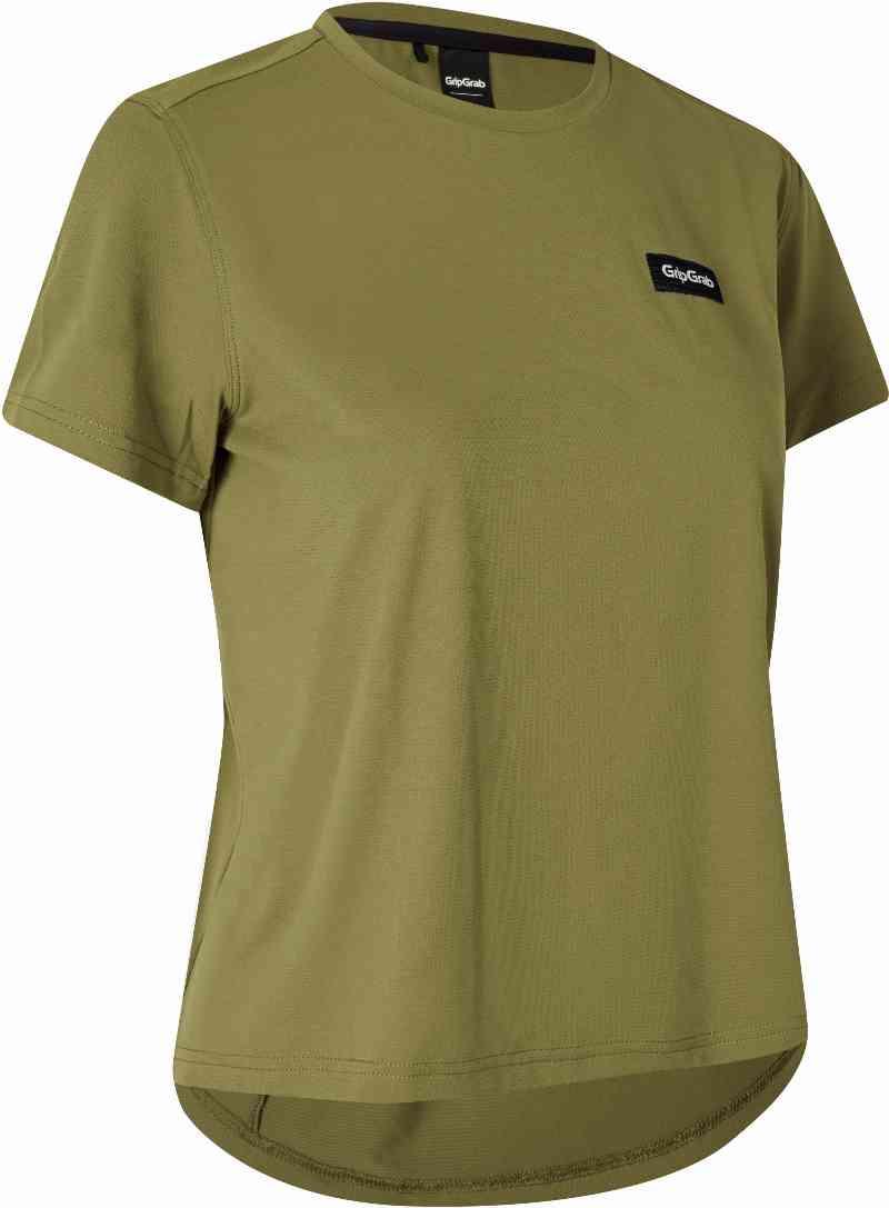 GripGrab Kvinders Flow T-Shirt - Olivengrøn