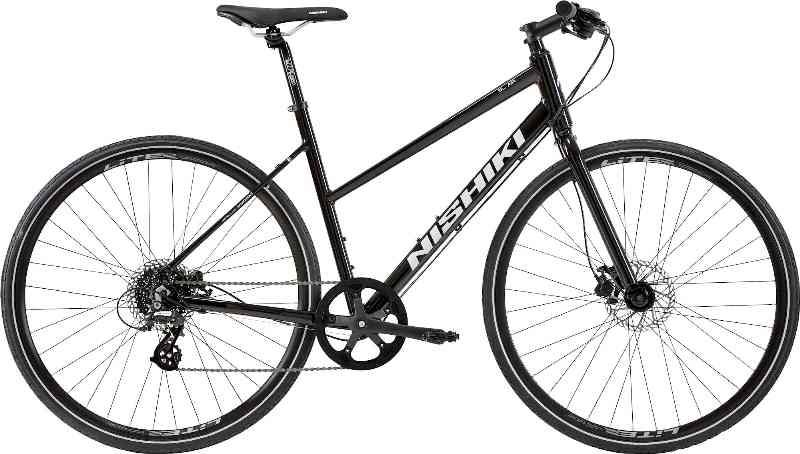 Nishiki SL AIR 8g Dame 2024 - Sort Cykel
