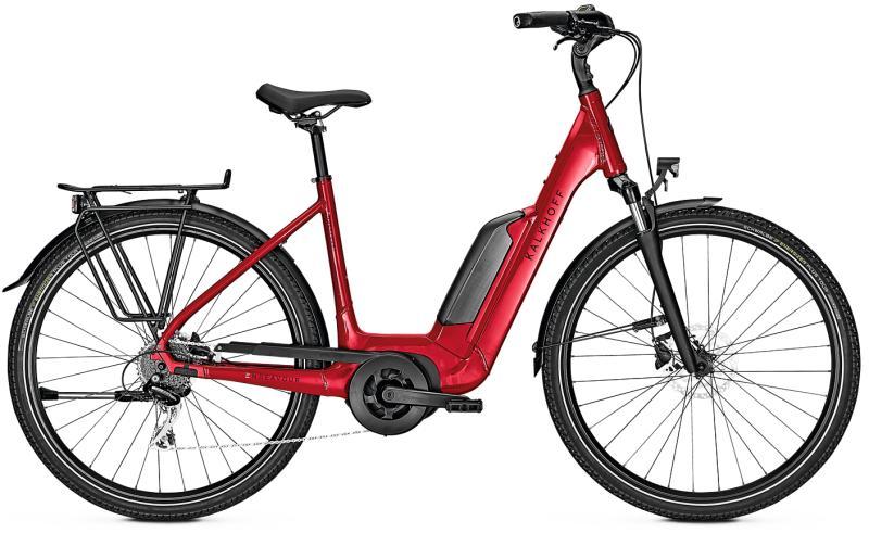 Kalkhoff ENDEAVOUR 1.B MOVE 500wh Damecykel - Rød