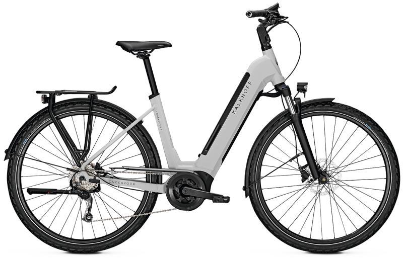 Kalkhoff ENDEAVOUR 5.B SEASON 625wh Damecykel - Grå/Hvid