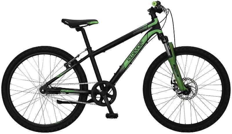 Kildemoes Intruder MTB 7g 24" Dreng 2023 - Sort cykel