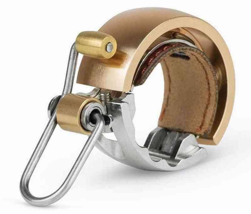 Knog Oi Luxe Ringeklokke - Messing, Luksusdesign