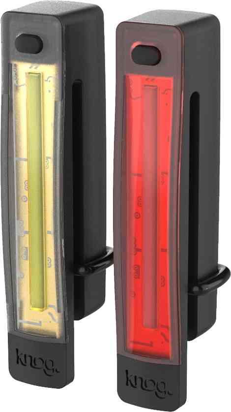 Knog Plus Free (Løb) Twinpack Lygter - Sort