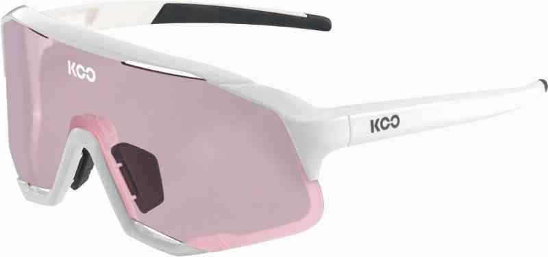 KOO Demos Cykelbriller - Fotokromisk Hvid/Pink