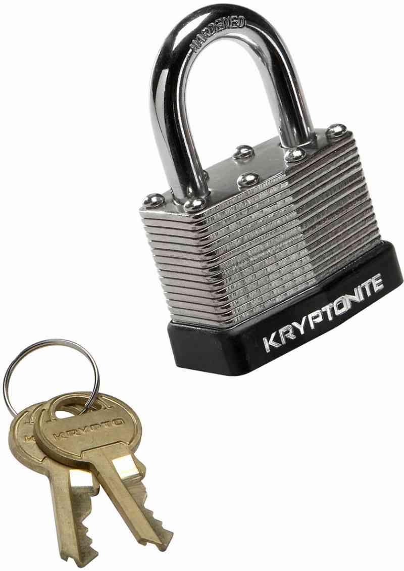 Kryptonite Hængelås med Nøgle - 44mm Laminatstål
