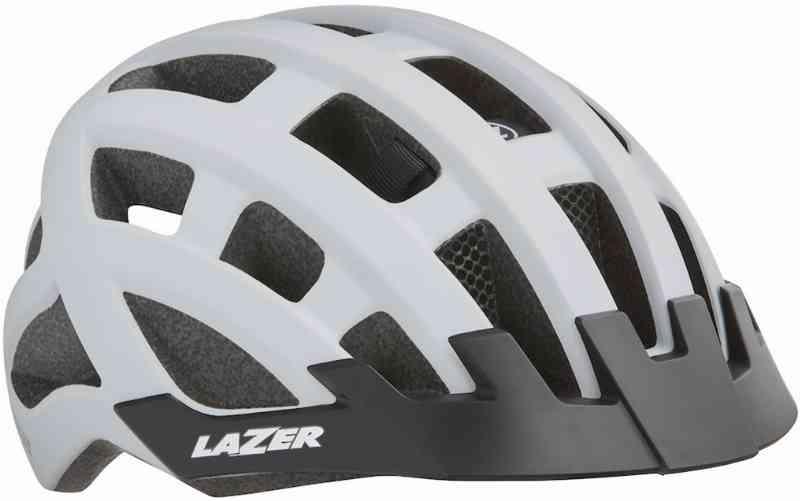 Lazer Petit DLX cykelhjelm med LED lys - Hvid