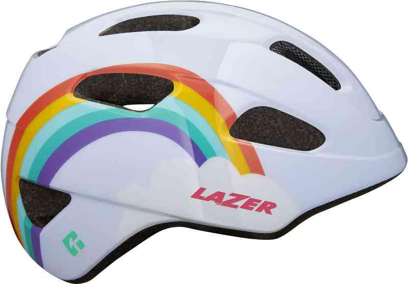 Lazer Pnut Kineticore cykelhjelm - Hvid farve