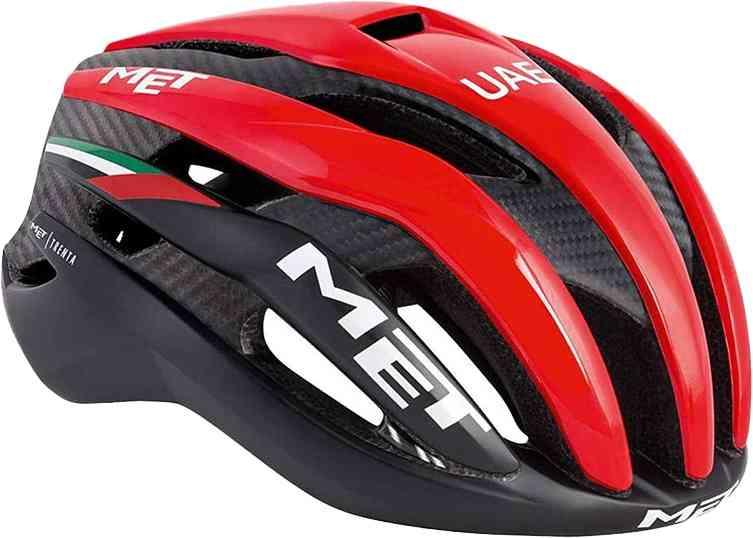 MET Trenta 3K Carbon Hjelm - Sort/Rød Carbon