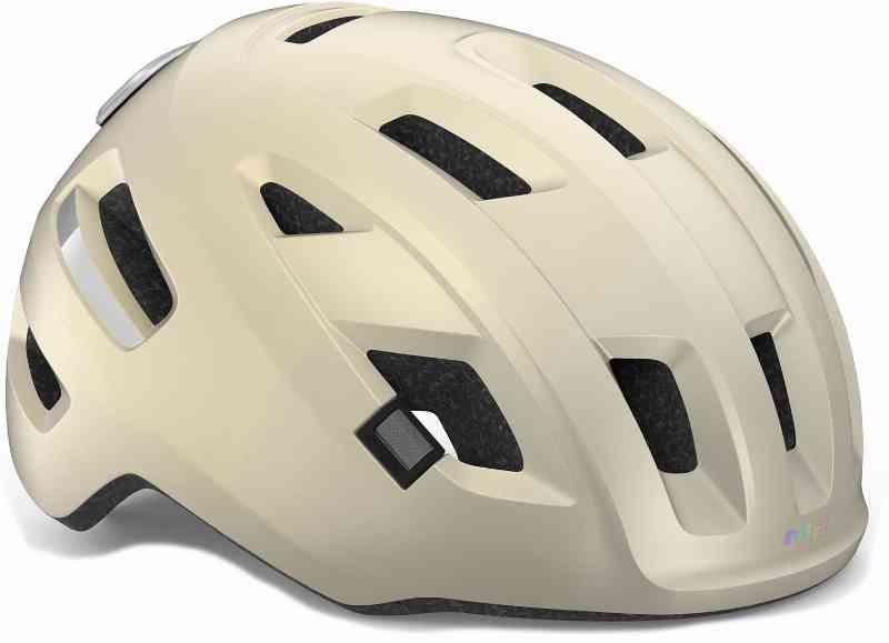 MET E-Mob Mips Hjelm - Beige Hvid (elcykel)