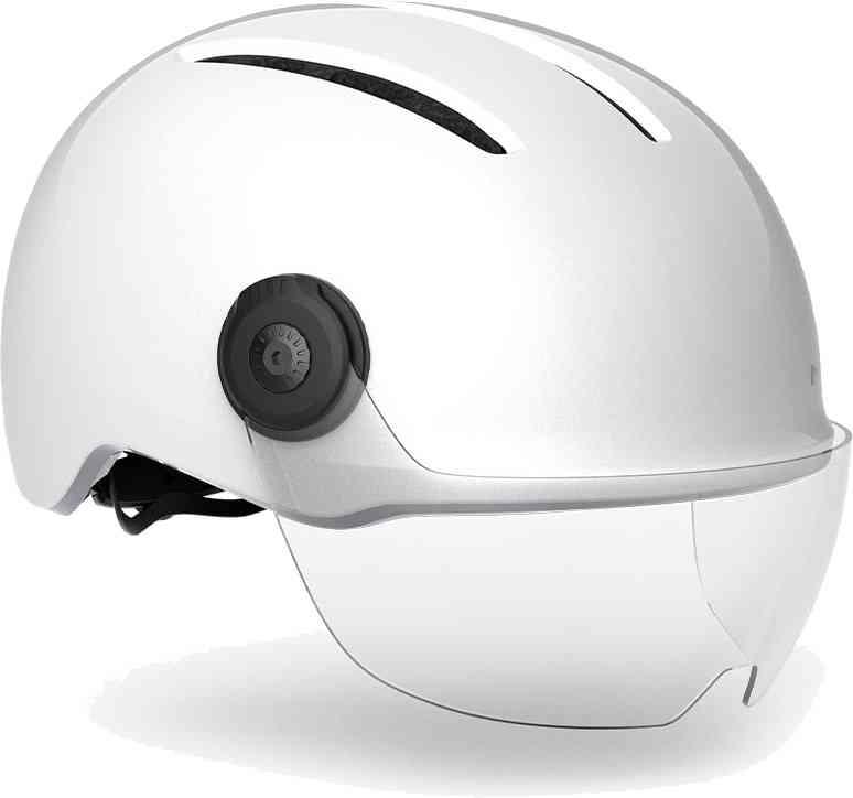 MET Hjelm Vibe On MIPS med LED - Hvid/Blank