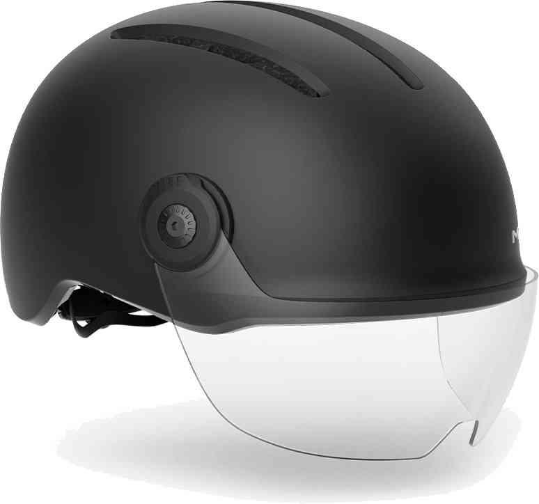 MET Vibe On MIPS Hjelm m. LED - Sort/Matt