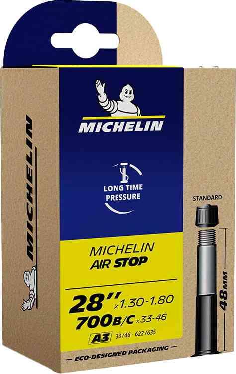 Michelin Airstop Slange 700x33-46c – Schrader 48mm