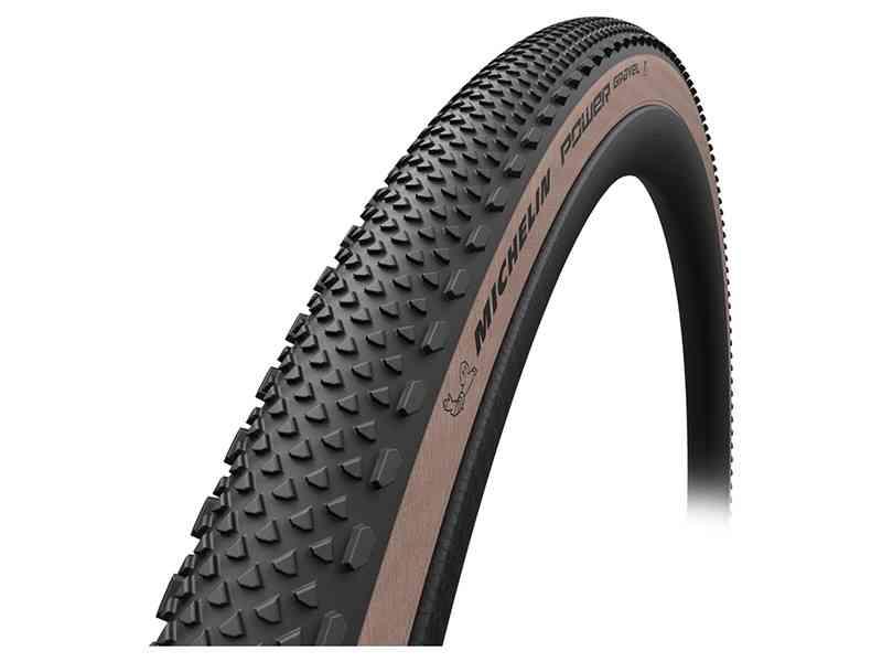 Michelin Power Gravel Foldedæk 700x33c/35c/47c - Brun