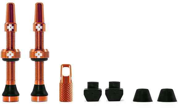Muc-Off Tubeless Ventil Kit - 44 mm - Orange