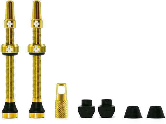 Muc-Off Tubeless Ventil Kit - 60 mm - Guld