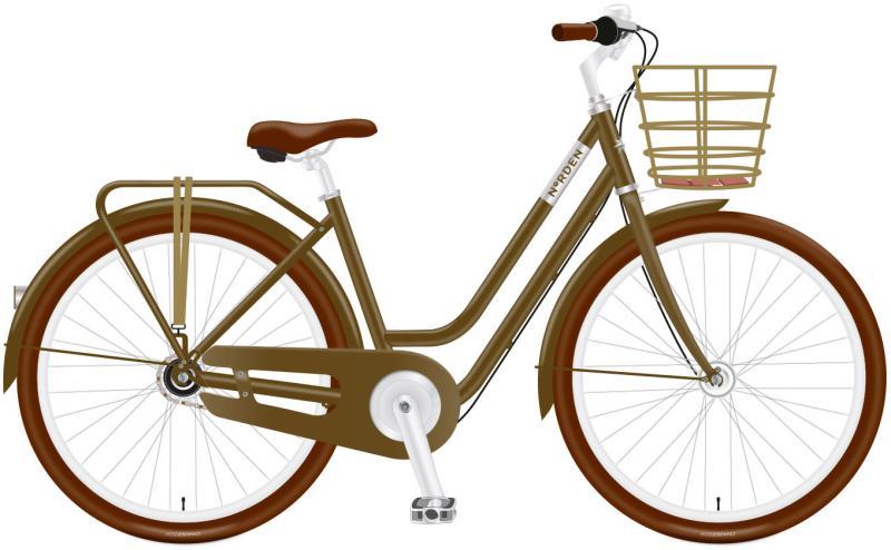 Norden Clara 20" 3g Pige 2024 - Oliven Grøn Cykel