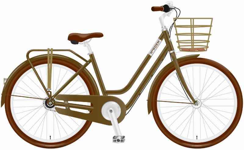 Norden Clara 20" 3g Pigecykel 2024 - Oliven Grøn