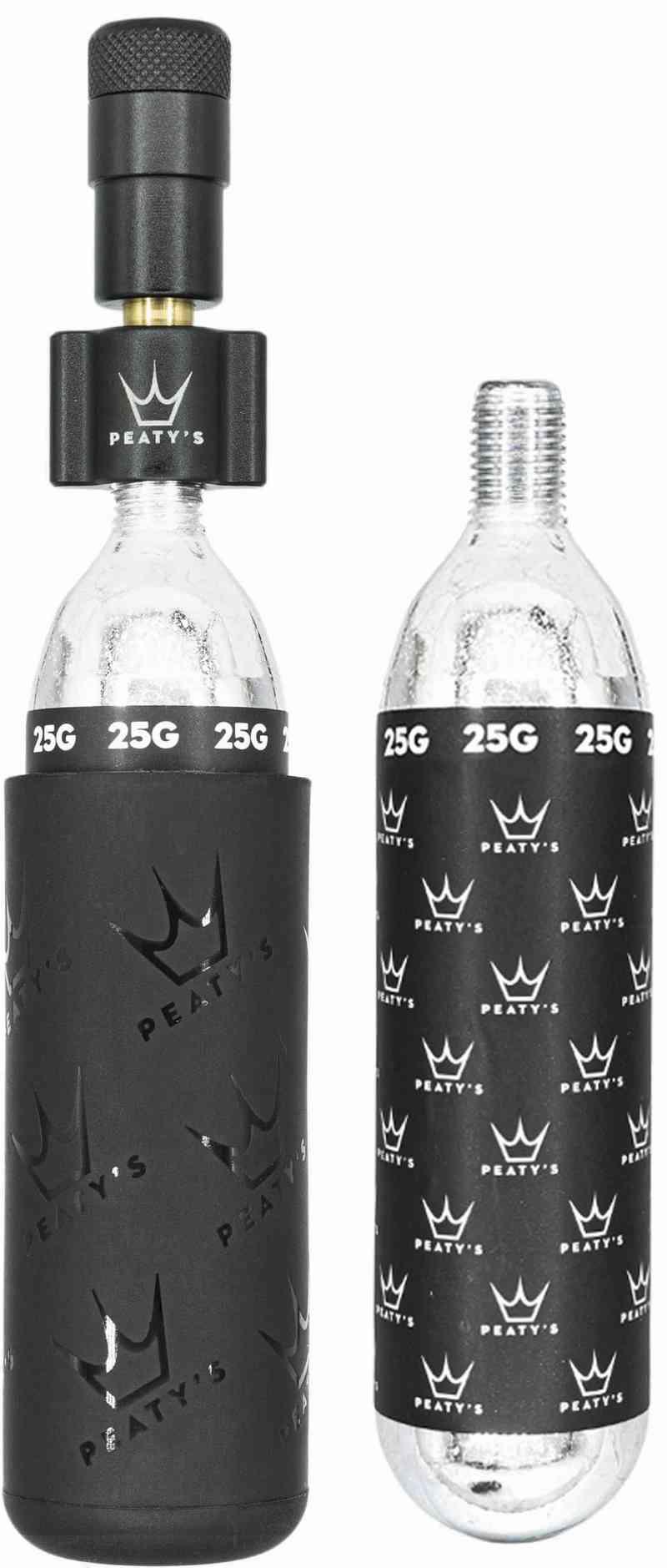 Peaty's Holeshot CO2 Pumpe 16g - Sort
