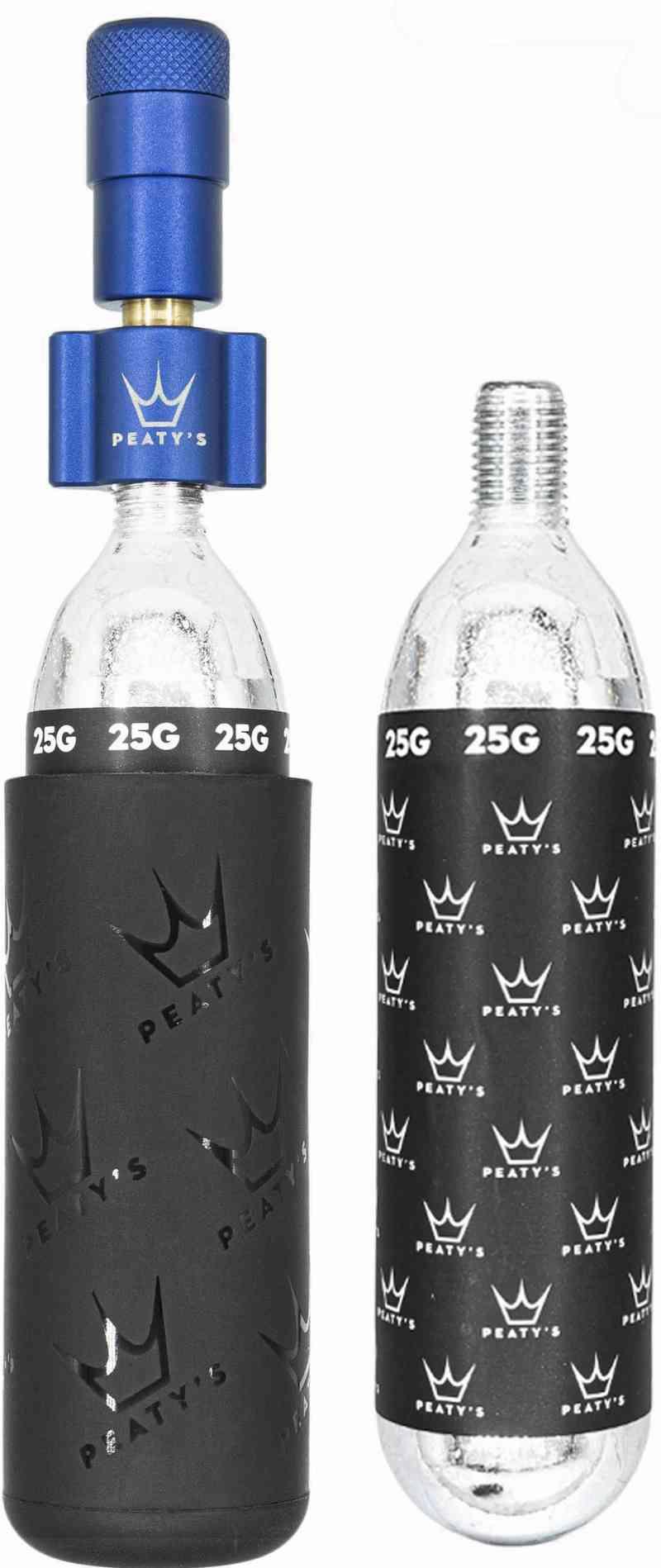 Peaty's Holeshot CO2-opblæser 25g - Marineblå
