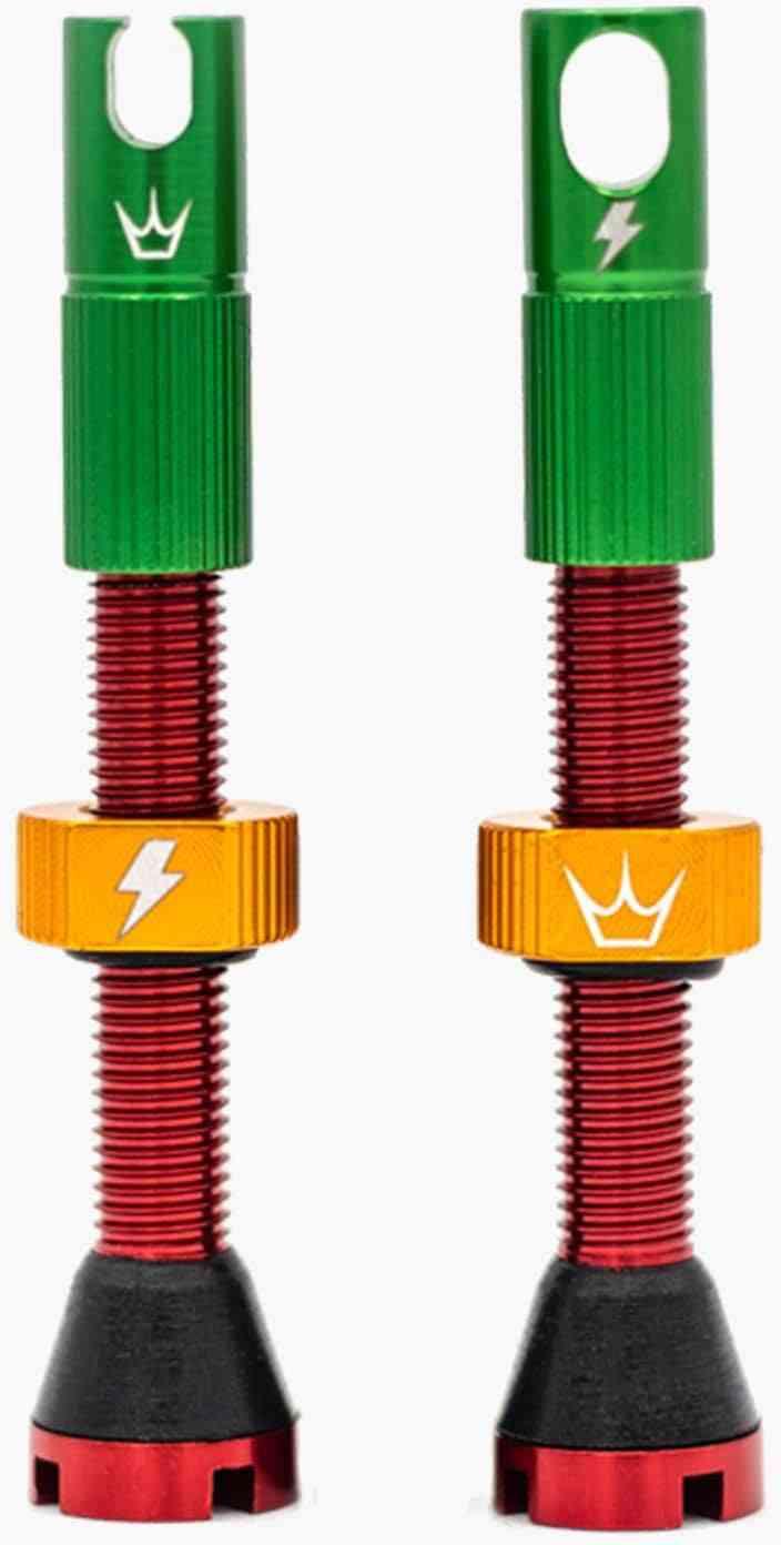 Peaty's x ChrisKing Tubeless  Valves 42mm - Rasta