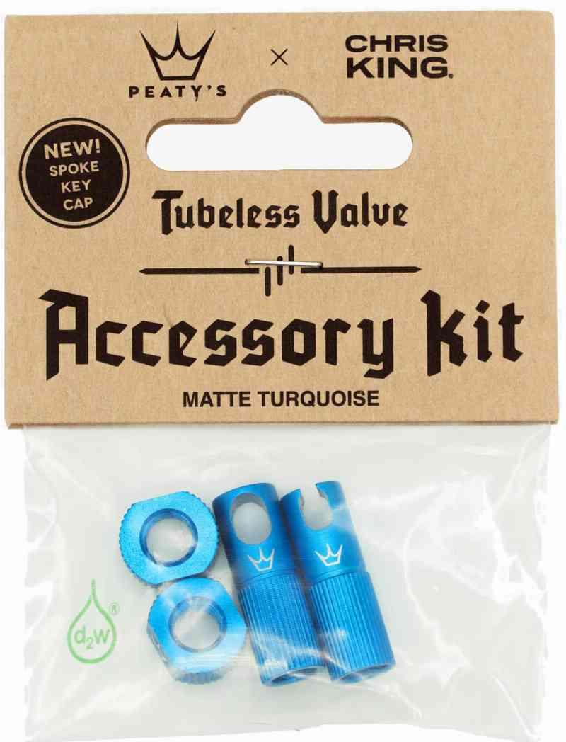 Peaty's x Chris King Tubeless Ventil Sæt - Turkis