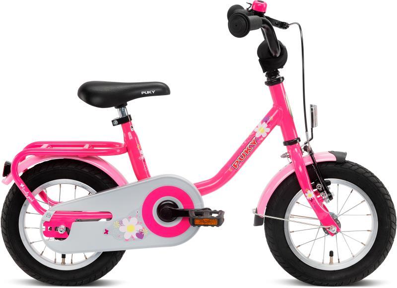 PUKY Stål 12" – Lyserød Cykel