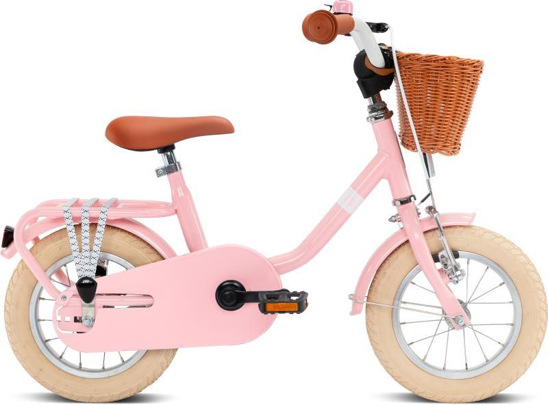 PUKY Steel Classic 12" - Lyserød Cykel