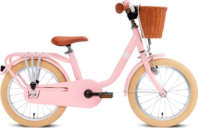PUKY Steel Classic 16" - Lyserød Cykel