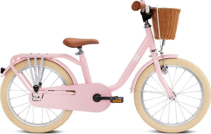 PUKY Steel Classic 18" - Lyserød Cykel