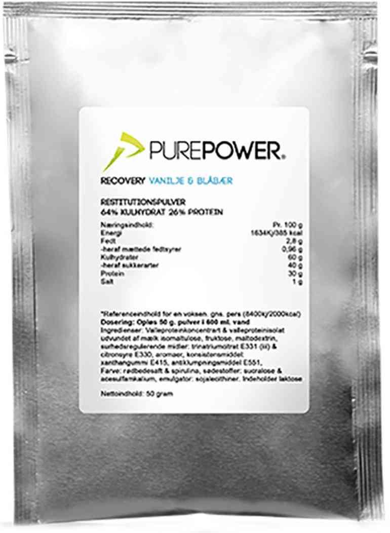 Purepower Recovery Drink – 50g Energidrik