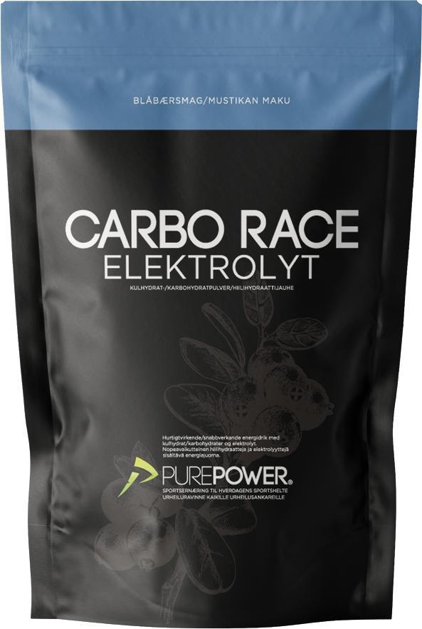 Purepower Carbo Race Elektrolyt Blåbær 1kg