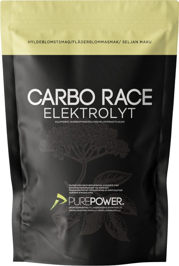 Purepower Carbo Race Elektrolyt Hyldeblomst - 1 kg